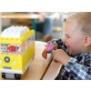 Stavební kostky Karavan Prasátko Peppa tatínek 52 dílků