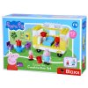 Stavební kostky Karavan Prasátko Peppa tatínek 52 dílků