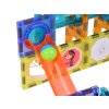 Stavebnice Magnetická 3D svítící kuličková dráha 49 dílků