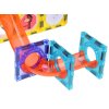 Stavebnice Magnetická 3D svítící kuličková dráha 49 dílků
