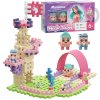 Kostky Marioinex mini vafle Princezna Kouzelná věž 80 dílků figurky