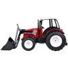 Velké červené autíčko Traktor Buldozer 2v1 s pohyblivým ramenem a lžící 3