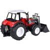Velké červené autíčko Traktor Buldozer 2v1 s pohyblivým ramenem a lžící 6
