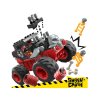 Kaskadérská stavebnice Hot Wheels Monster truck 151 dílků auto + rampa 3