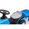 Elektrický traktor A009 s přívěsem modrý