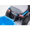 Elektrický traktor A009 s přívěsem modrý