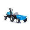Elektrický traktor A009 s přívěsem modrý