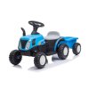 Elektrický traktor A009 s přívěsem modrý 3