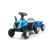 Elektrický traktor A009 s přívěsem modrý