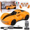 Moderní RC auto se světly a kouřem 1:16 Oranžové