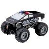 RC auto dálkově ovládané policejní terénní černé 1:16
