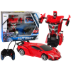 RC auto Auto Robot 2v1 dálkově ovládané Červené
