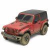 RC auto Jeep Wrangler Rubicon Rastar 1:24 červené blátivé 2