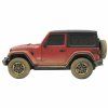 RC auto Jeep Wrangler Rubicon Rastar 1:24 červené blátivé