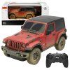 RC auto Jeep Wrangler Rubicon Rastar 1:24 červené blátivé