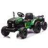 Elektrický traktor CH9959B s přívěsem 24 V Tmavě zelený 2