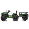Elektrický traktor CH9959B s přívěsem 24 V Tmavě zelený 5