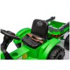 Elektrický traktor CH9959B s přívěsem 24 V světle zelený