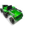 Elektrický traktor CH9959B s přívěsem 24 V světle zelený 9