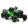 Elektrický traktor CH9959B s přívěsem 24 V světle zelený