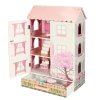 Domek dla lalek drewniany Lulilo Papilio rozowy 80cm 165956
