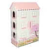 Domek dla lalek drewniany Lulilo Papilio rozowy 80cm 165954