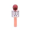 Bezdrátový karaoke mikrofon Bluetooth reproduktor růžový