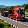RC sklápěcí návěs Huina 1509 1:18 kovový černý