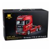 Dálkově ovládaný RC model tahače Scania Huina 1501 1:18 šedostříbrný 8