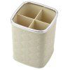 Organizér na štětce čtyři přihrádky 12 x 9,5 cm bílý 2