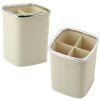 Organizér na štětce čtyři přihrádky 12 x 9,5 cm bílý
