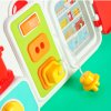 Manipulační senzorická tabule Montessori kuchyňka hodiny 14