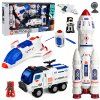 Velký vesmírný set Stanice Raketa Raketoplán Průzkumné vozidlo Astronauti