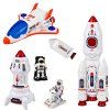 Vesmírná sada Rakety Raketoplán Modul Astronauti Světla Zvuky 4