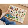 Dřevěné puzzle Farma s úchyty 10 dílků