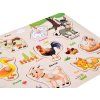 Dřevěné puzzle Farma 10 dílků s anglickými slovíčky 6