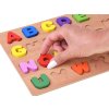 Puzzle Vzdělávací Abeceda Písmenka dřevěné 26 dílků 5
