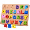 Puzzle Vzdělávací Abeceda Písmenka dřevěné 26 dílků