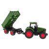 Zielony Traktor z Przyczepą