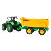 RC traktor s otevíracím žlutým návěsem 1:24