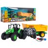 RC traktor s otevíracím žlutým návěsem 1:24