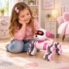 Robotický pes dálkově ovládaný 8 kol akrobacie 360° růžový 4