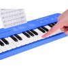 Dětský elektronický keyboard 37 kláves s mikrofonem modrý 5