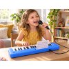 Dětský elektronický keyboard 37 kláves s mikrofonem modrý 7