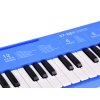 Dětský elektronický keyboard 37 kláves s mikrofonem modrý 8