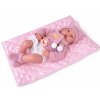 Mluvící panenka miminko 45 cm, 12 zvuků, růžová ZA6437 6