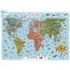 Puzzle CzuCzu Objevitelé Mapa světa 300 dílků + vzdělávací plakát 1