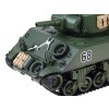 RC tank Sherman M4A3 střílející kouř zvuk 12