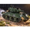 RC tank Sherman M4A3 střílející kouř zvuk 13