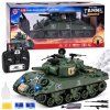 RC tank Sherman M4A3 střílející kouř zvuk
